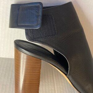 VINCE - Faye Open-Toe Leather Bootie. SIZE 8.5  ONLY $45.00